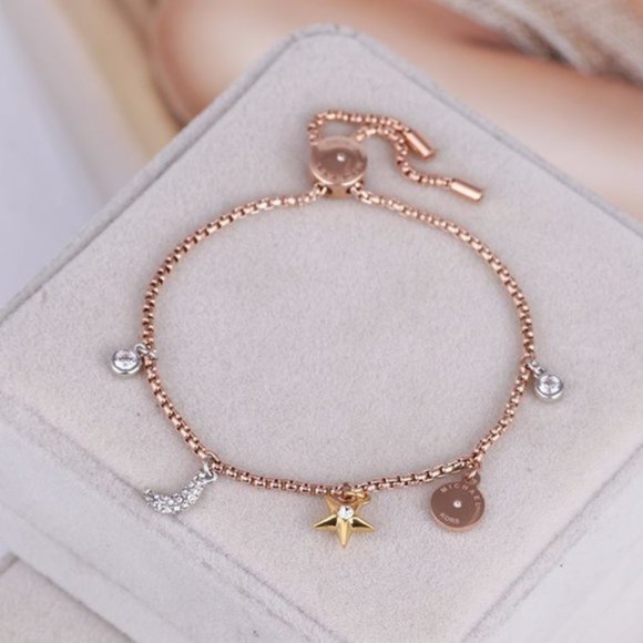 Michael Kors Zircon Multi-drop Adjustable Bracelet - Picture 1 of 9